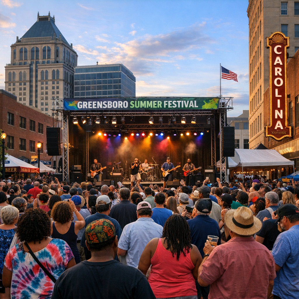 Greensboro’s Vibrant Music Scene: A Year-Round Celebration